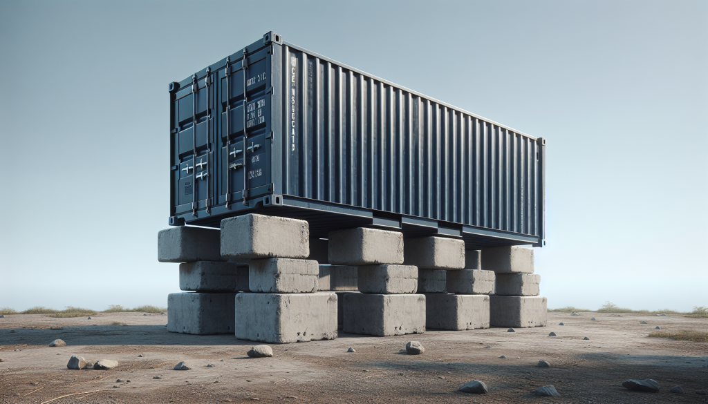 Can You Set A Shipping Container On Cinder Blocks?