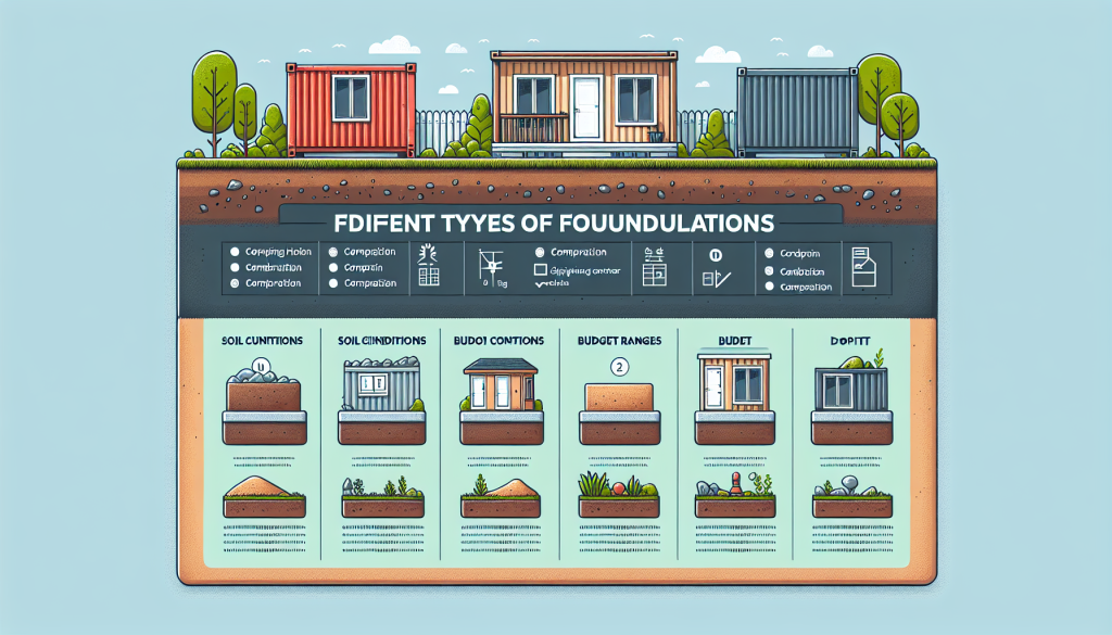 What Kind Of Foundation Should I Use For A Shipping Container Home?